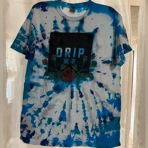 Tie dye drip tshirt